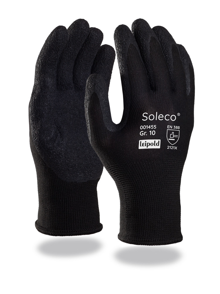 Soleco® | Feinstrickhandschuh | Latex-Beschichtung