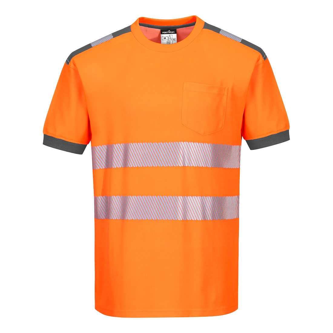 PW3 Hi-Vis Cotton Comfort T-Shirt kurzarm