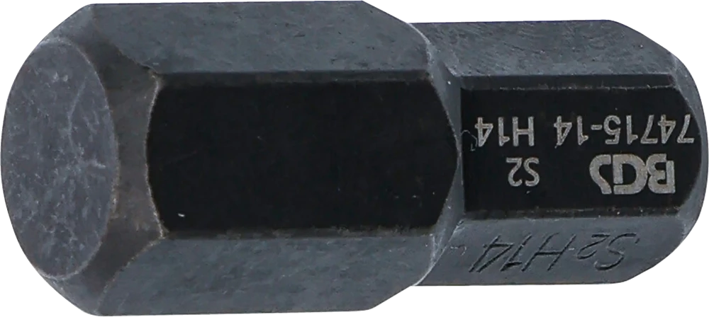 Kraft-Bit, Länge 35 mm, Antrieb Außensechskant 12,5 mm (1/2"), Innensechskant 14 mm