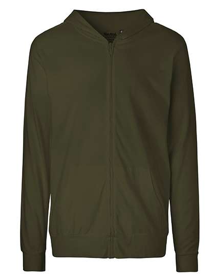 Unisex Jersey Hoodie With Zip
