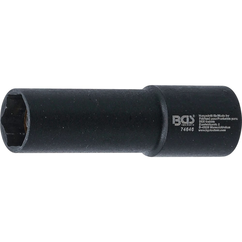 Federbein-Steckschlüssel-Einsatz, Antrieb Innenvierkant 10 mm (3/8"), 13 mm, für Tesla
