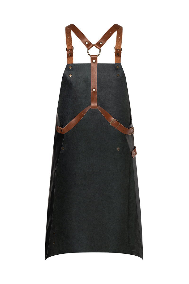 Leder Latzschürze X-Style mit Kreuzträgern