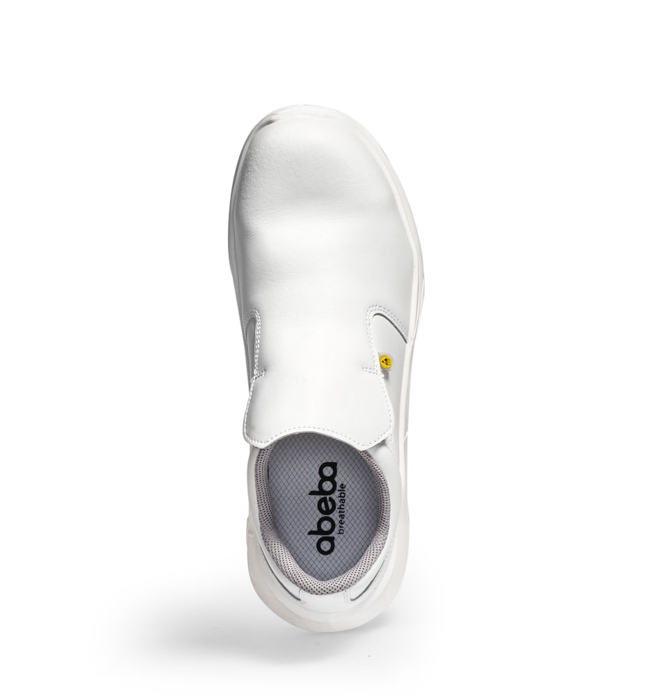 Abeba S3 Sicherheitsslipper FOOD TRAX weiß ESD