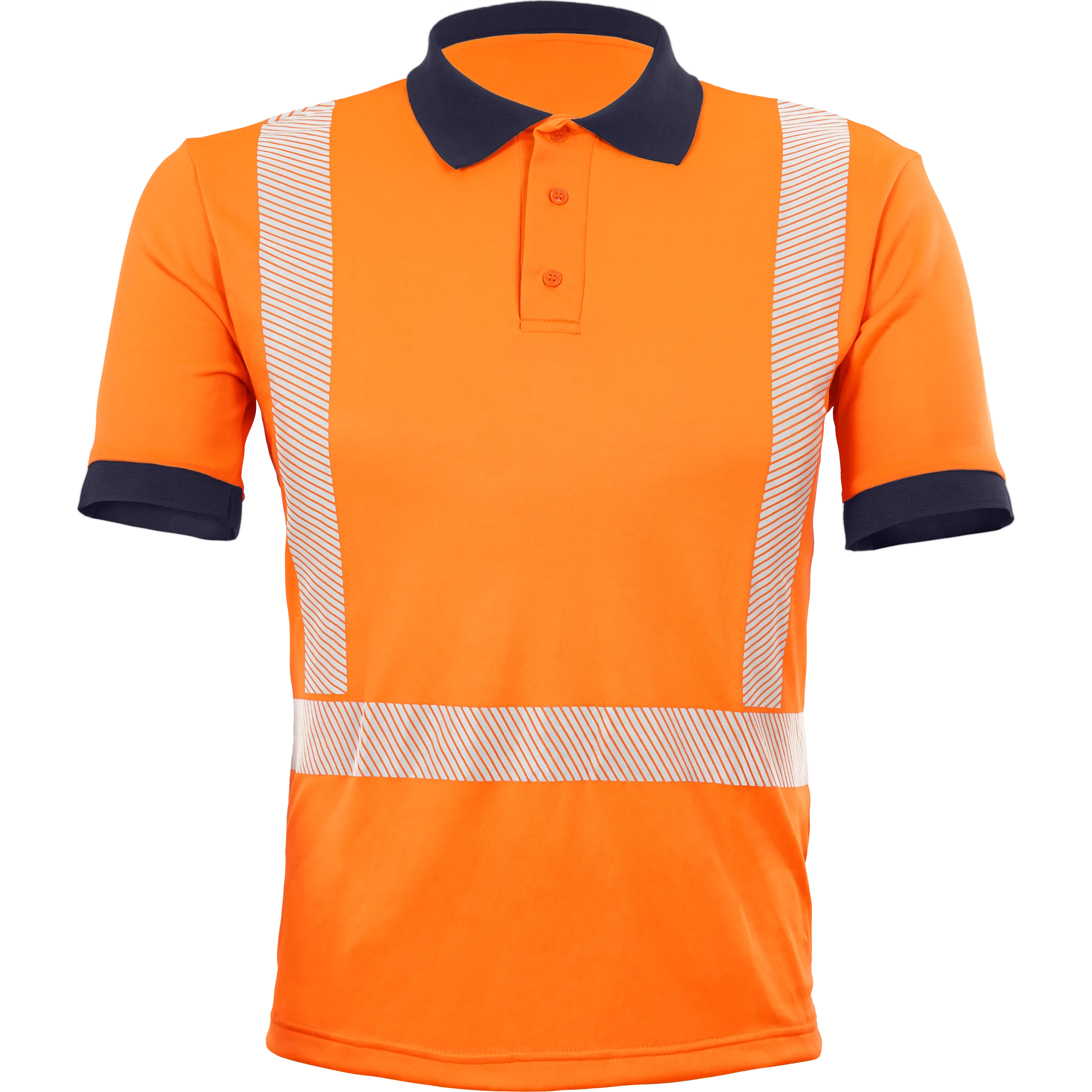 Lyocell Poloshirt "Allround Warnschutz" mit UV-Schutz