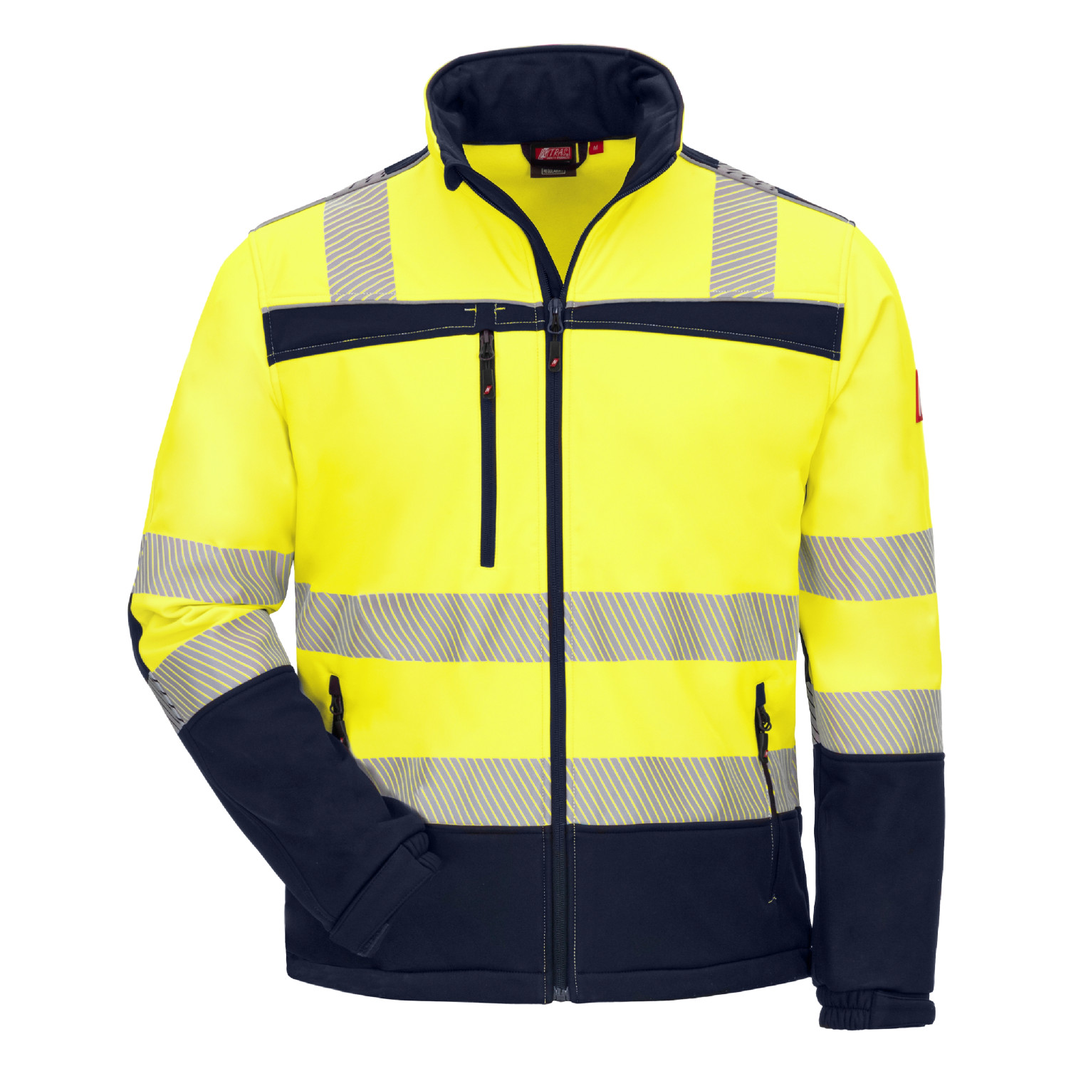 Kapuze MOTION TEX VIZ Warn-Softshelljacke