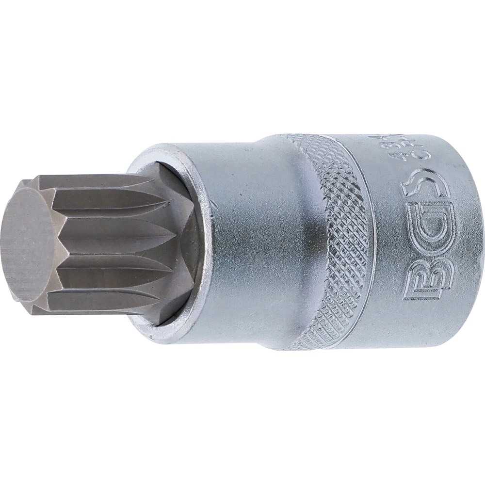Bit-Einsatz, Antrieb Innenvierkant 12,5 mm (1/2"), Innenvielzahn (für XZN) M18