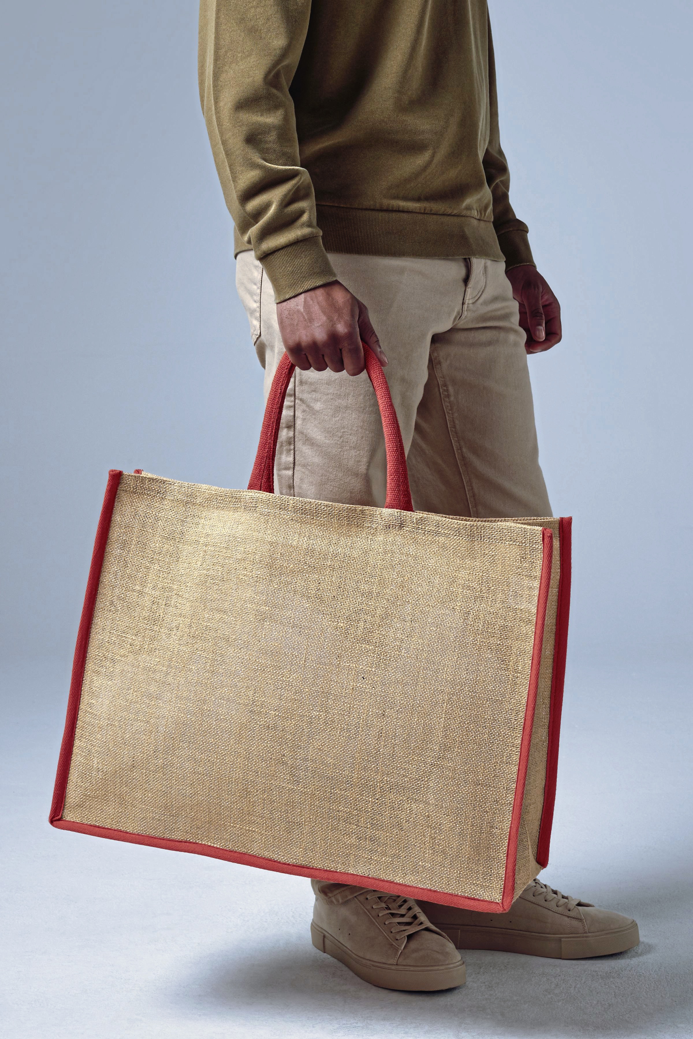 Tasche – Natural Starched Jute Market Shopper