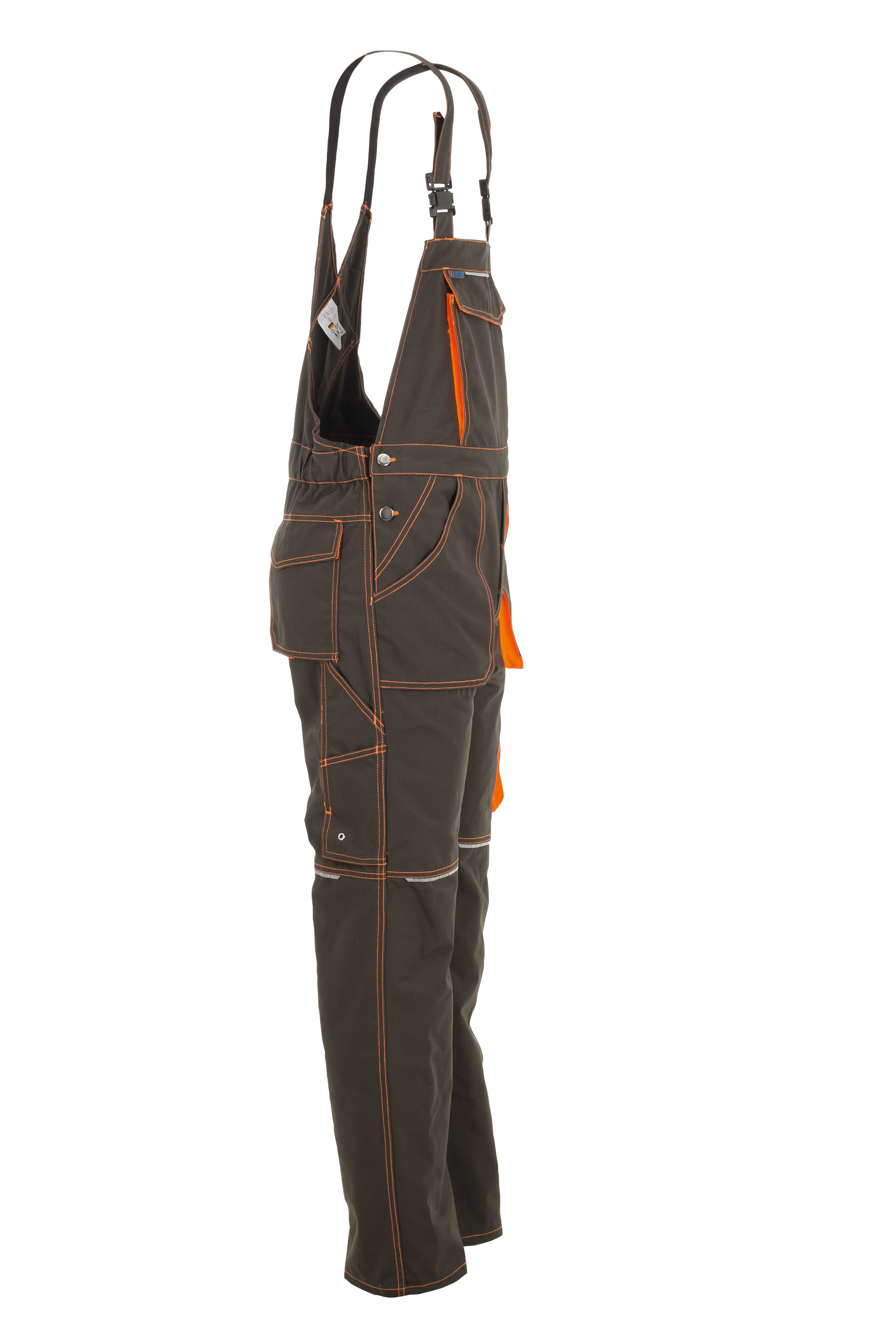PLANAM Latzhose Basalt Neon