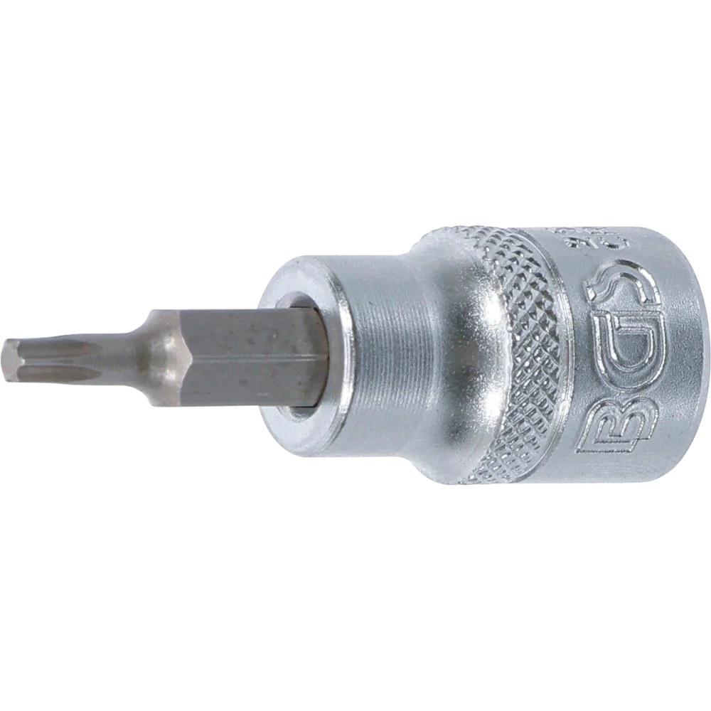 Bit-Einsatz, Antrieb Innenvierkant 10 mm (3/8"), T-Profil (für Torx) T15