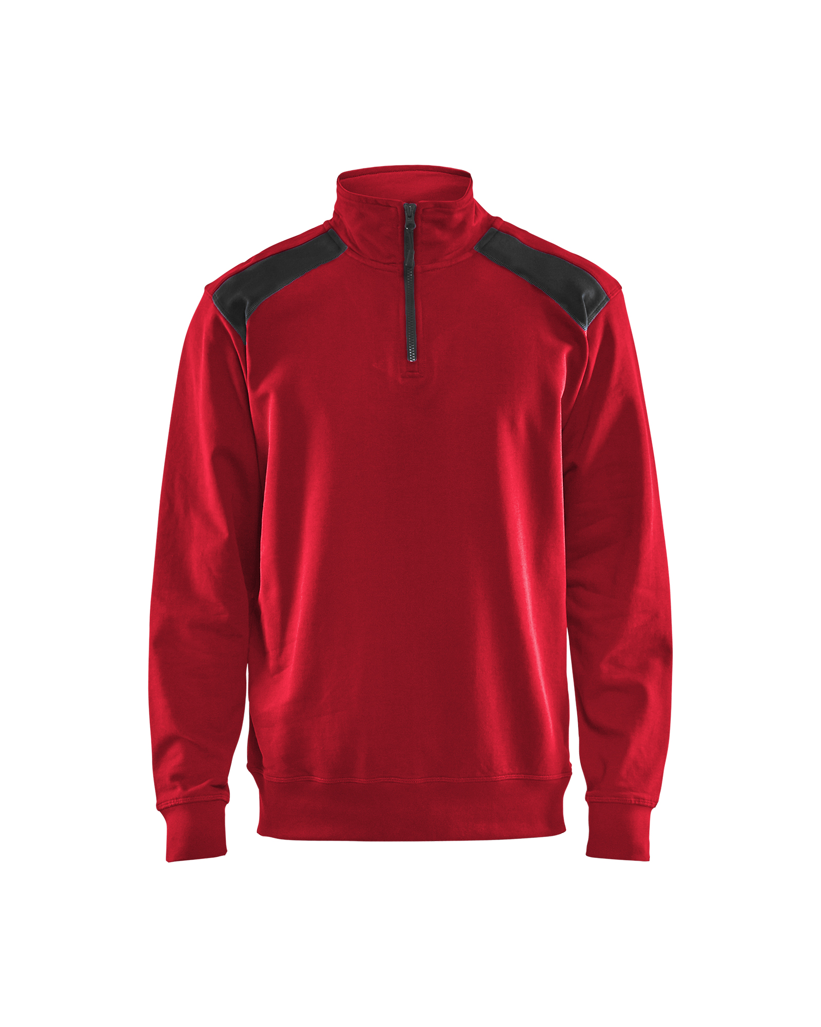 Sweatshirt Half-Zip 2-farbig