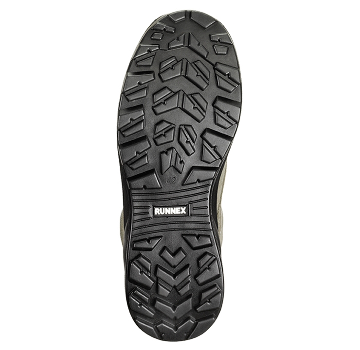 RUNNEX® S2-Sicherheitsschnürstiefel TeamStar schwarz/beige/blau