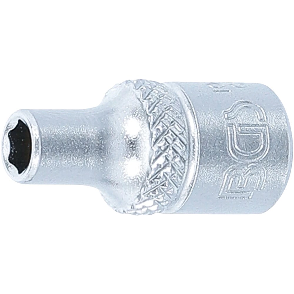 Steckschlüssel-Einsatz Sechskant, Antrieb Innenvierkant 6,3 mm (1/4"), SW 5/32"