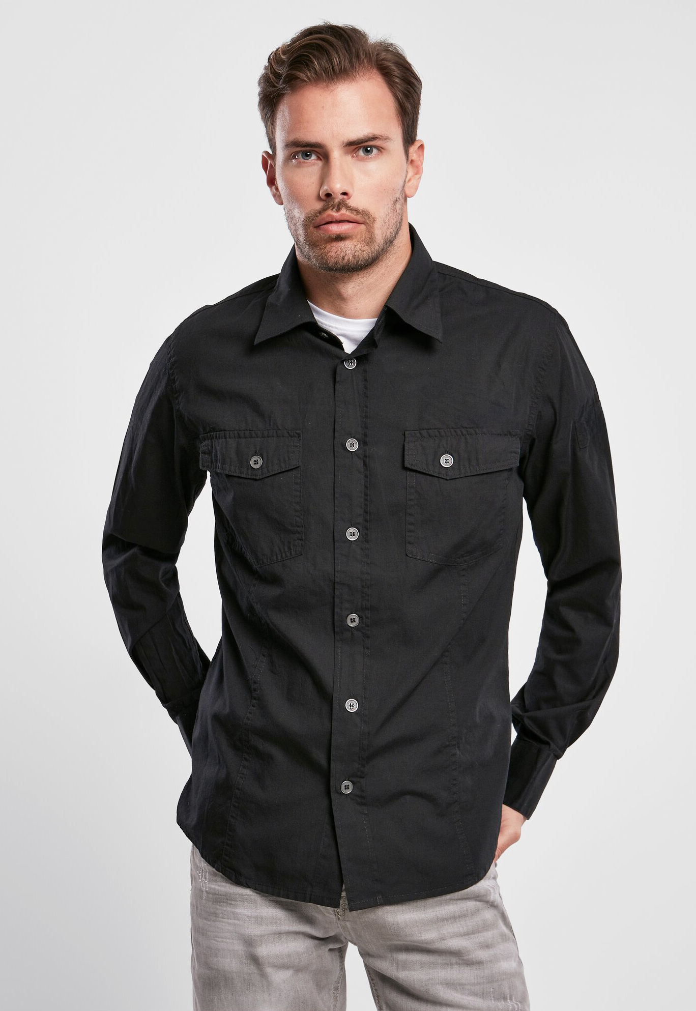 Slim Fit Shirt Long Sleeve