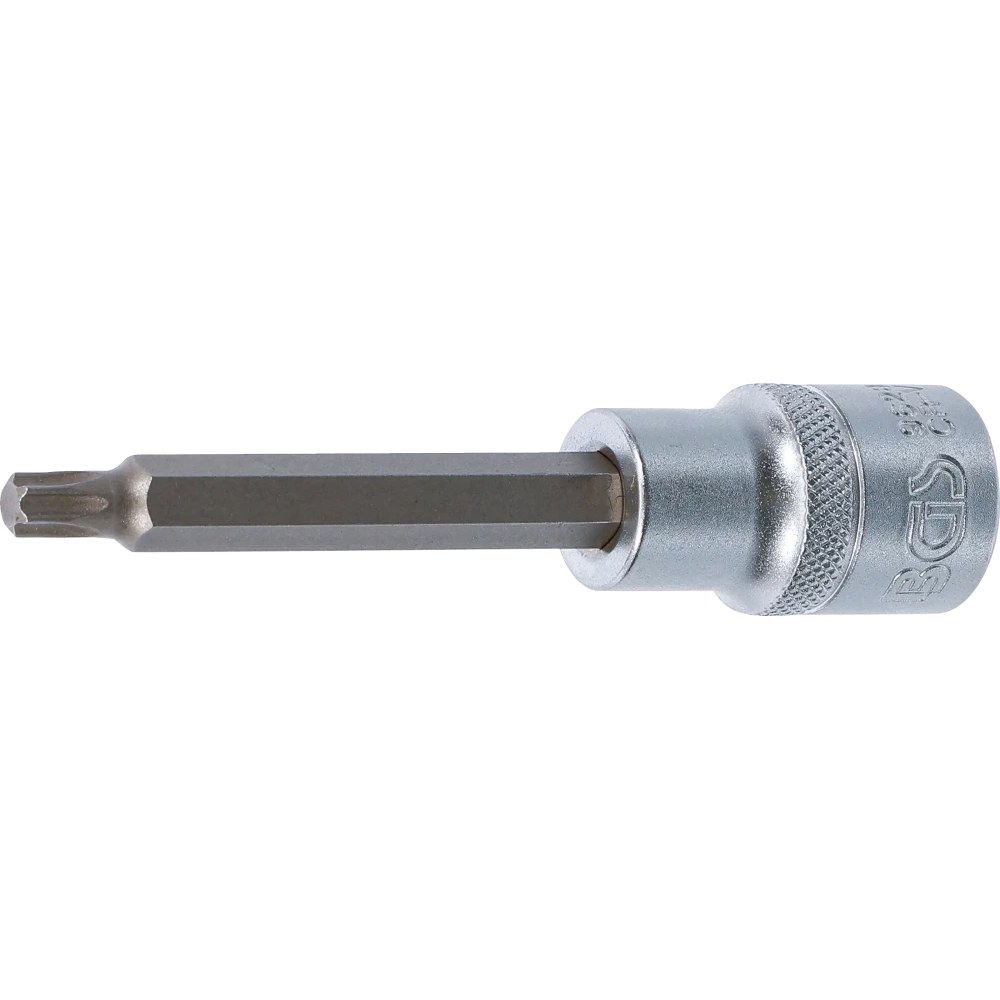 Bit-Einsatz, Länge 100 mm, Antrieb Innenvierkant 12,5 mm (1/2"), T-Profil (für Torx) T35