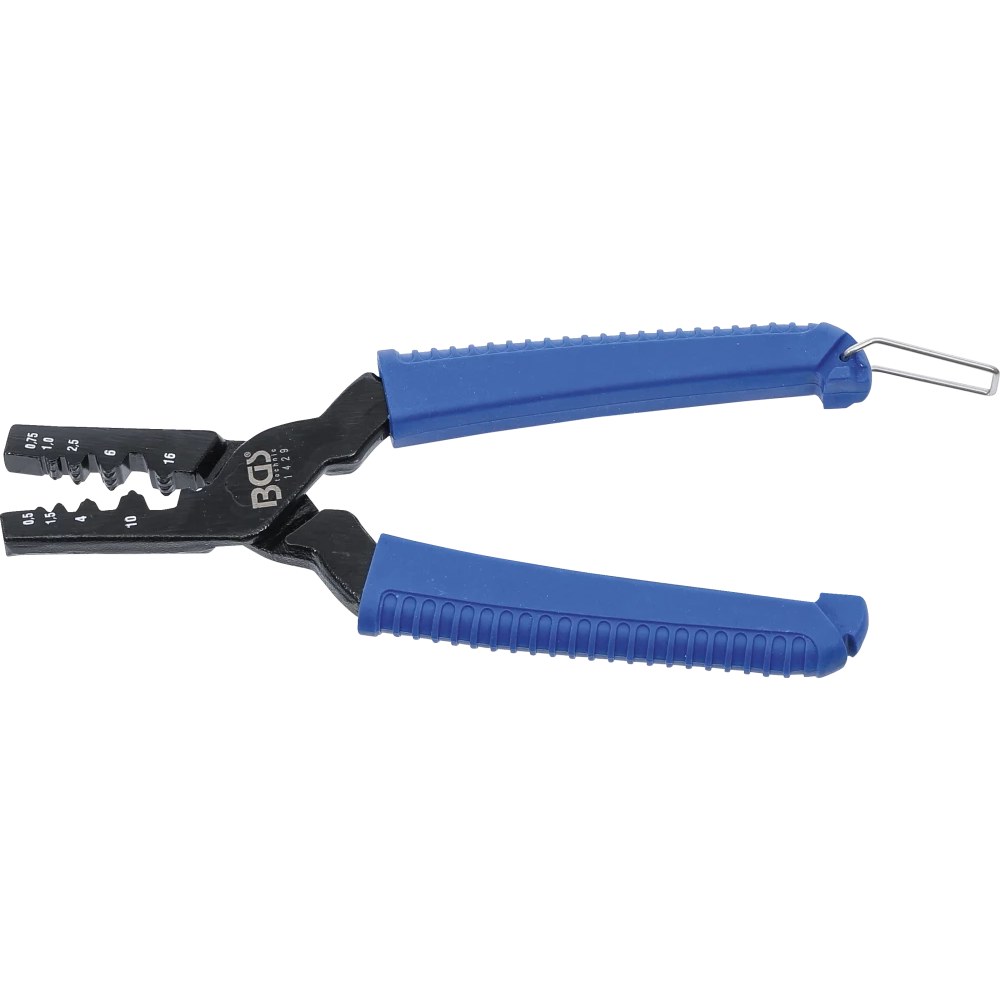 Kabelschuh-Presszange, für Aderendhülsen bis 16,0 mm²
