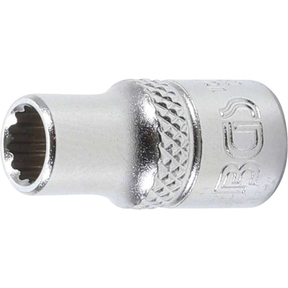 Steckschlüssel-Einsatz Zwölfkant, Antrieb Innenvierkant 6,3 mm (1/4"), SW 6 mm
