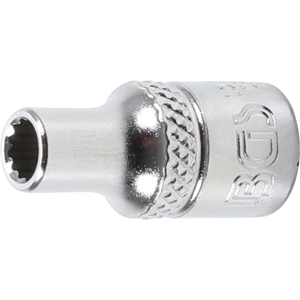 Steckschlüssel-Einsatz Zwölfkant, Antrieb Innenvierkant 6,3 mm (1/4"), SW 4,5 mm