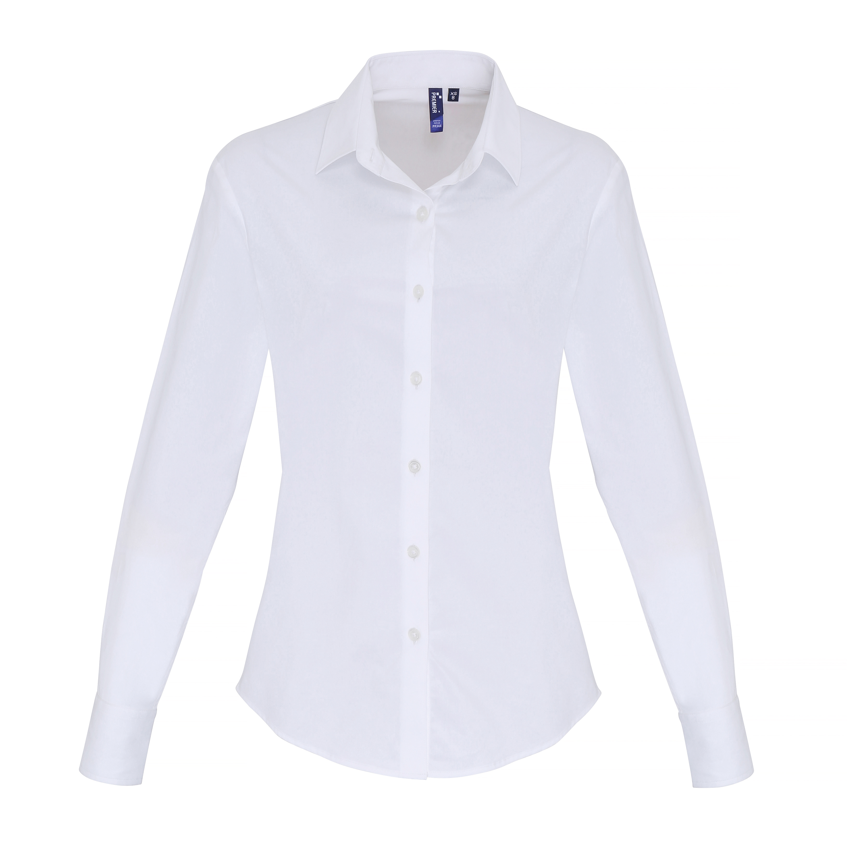 Bluse – Women´s Stretch Fit Poplin Long Sleeve Cotton Shirt