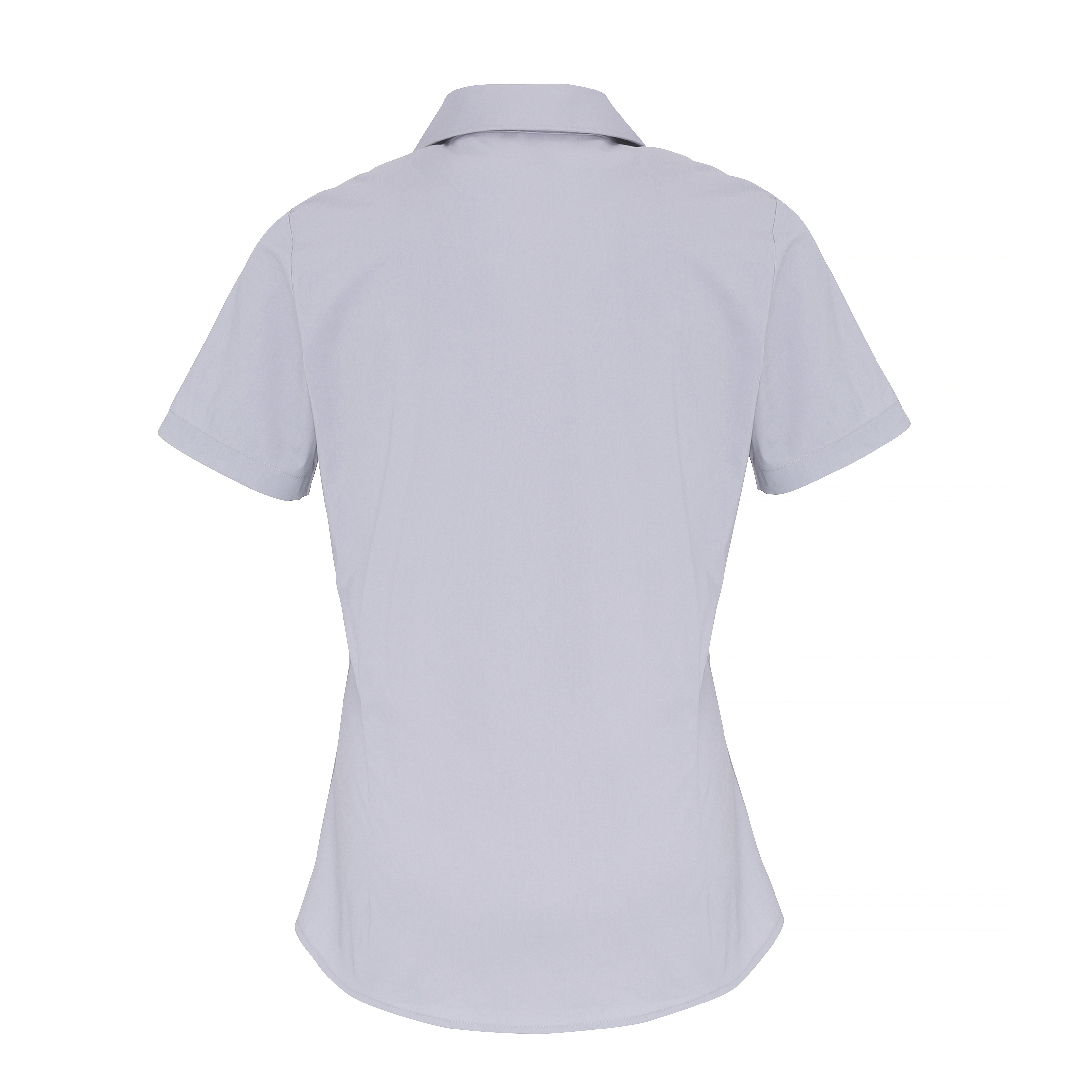 Bluse – Women´s Stretch Fit Poplin Short Sleeve Cotton Shirt