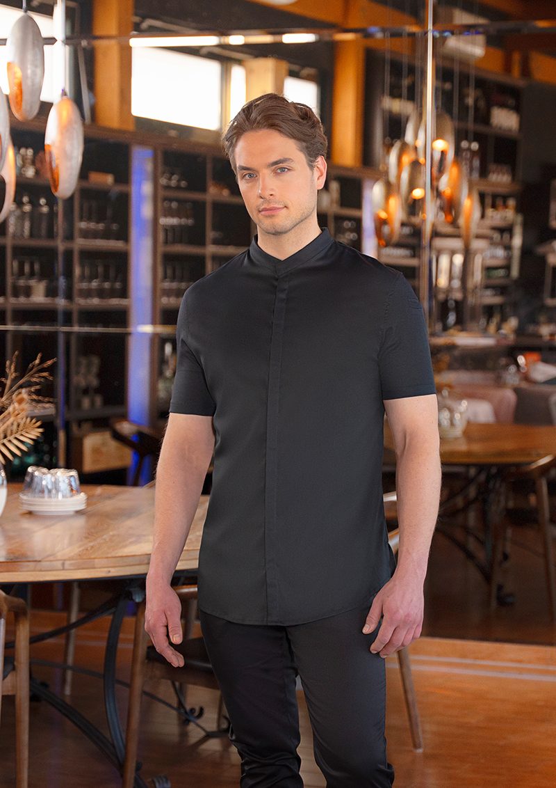Kurzarm HerrenkochjackeDIAMOND CUT® Avantgarde