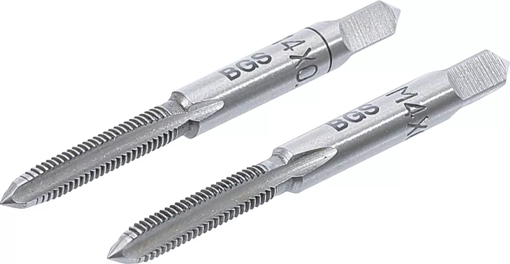 Gewindebohrer, Vor- und Fertigschneider, M4 x 0,7, 2-tlg.