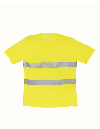 Hi-Vis Top Cool Super Light V-Neck T-Shirt