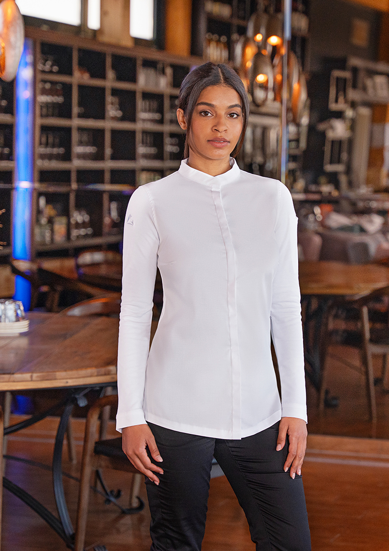 Long-Sleeve Women's Chef Jacket DIAMOND CUT® Avantgarde