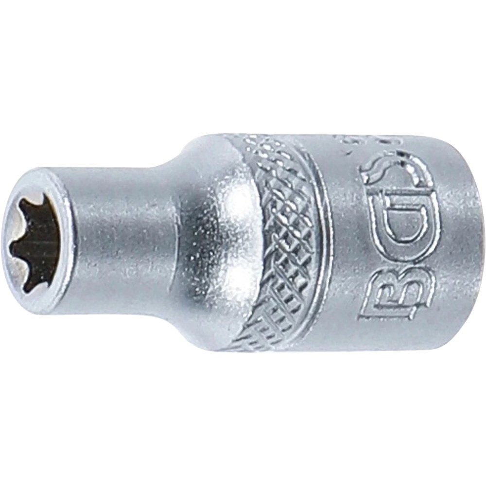 Steckschlüssel-Einsatz E-Profil, Antrieb Innenvierkant 6,3 mm (1/4"), SW E6