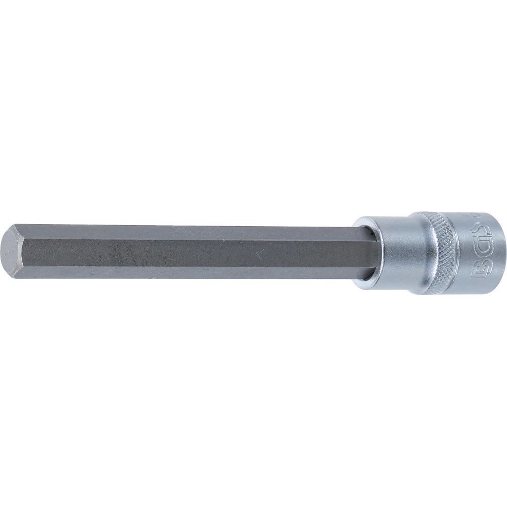 Bit-Einsatz, Länge 140 mm, Antrieb Innenvierkant 12,5 mm (1/2"), Innensechskant 12 mm