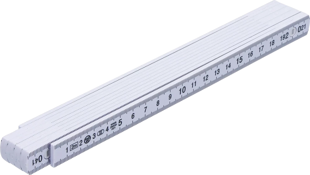 Gliedermaßstab, 10 Glieder, 2 m