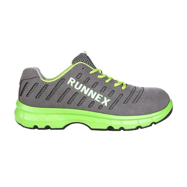 RUNNEX® S1PS-ESD-Sicherheitshalbschuhe FlexStar grau/grün