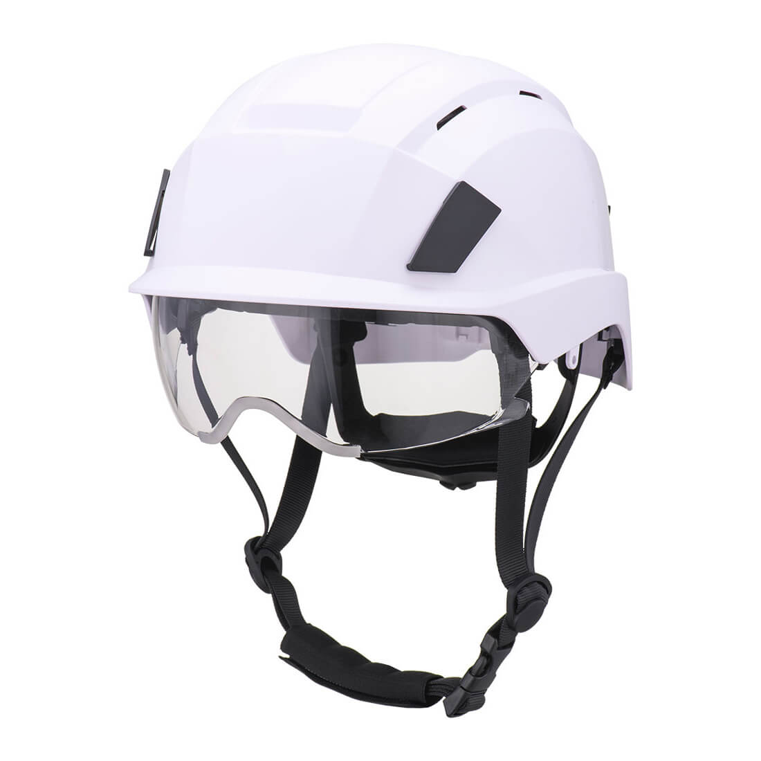 Schutzhelm mit integriertem Visier