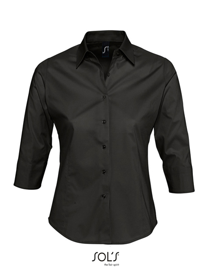 Bluse – Women´s Stretch-3/4-Sleeve Blouse Effect