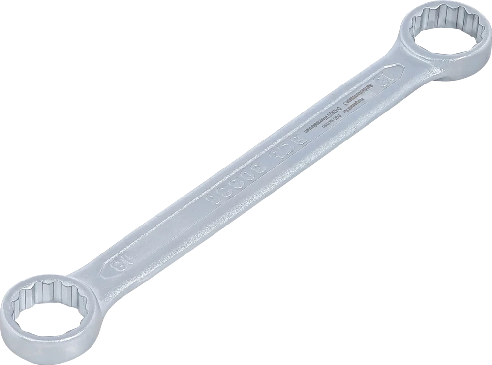 Doppel-Ringschlüssel, extra flach, SW 18 x 19 mm