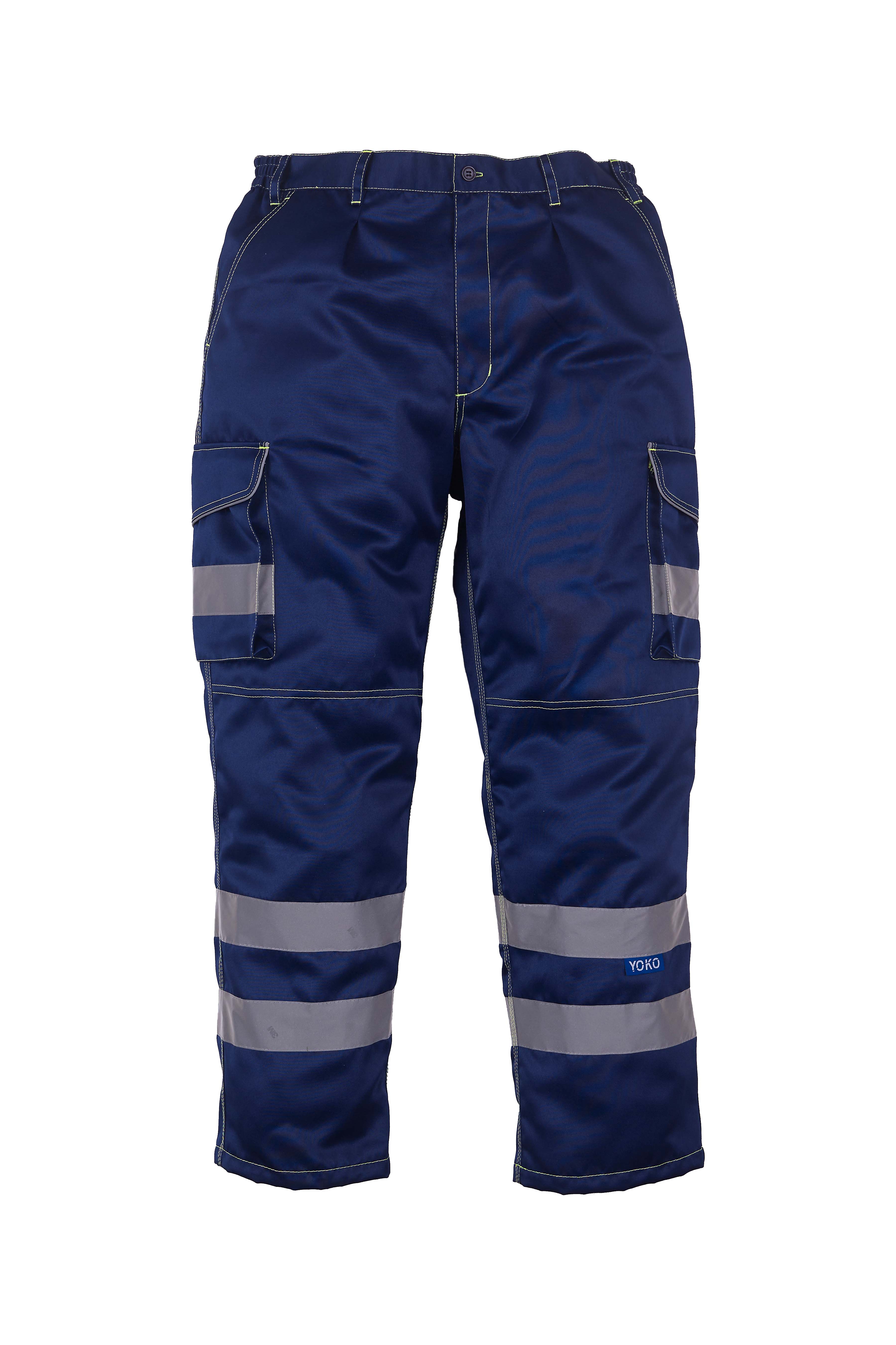 Hose – Hi-Vis Cargo Trousers With Knee Pad Pockets
