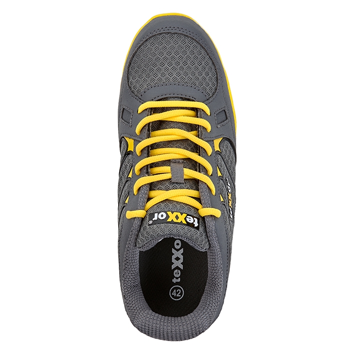teXXor® S1PS-Sicherheitshalbschuhe ROUBAIX grau/gelb