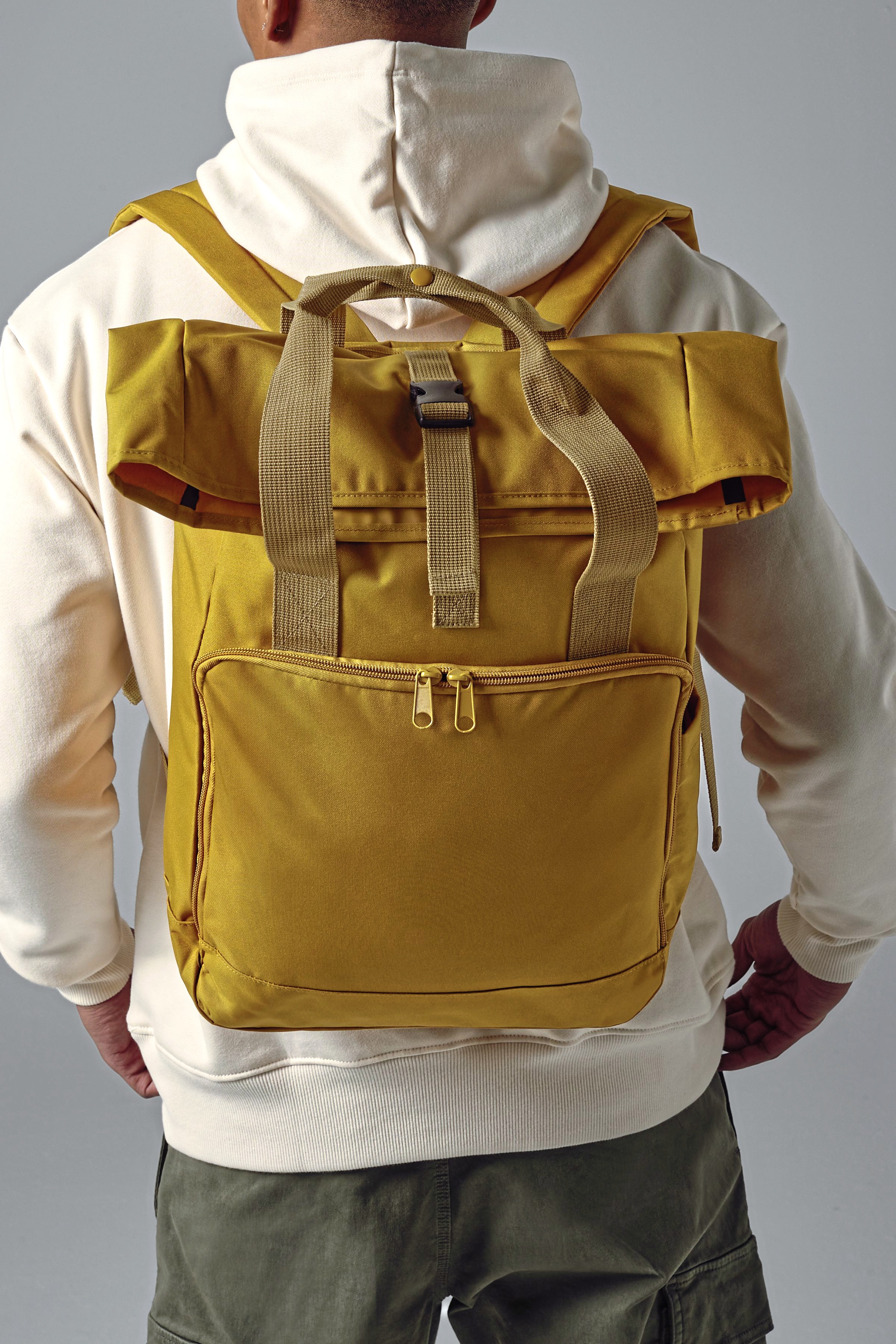 Tasche – Recycled Twin Handle Roll-Top Laptop Backpack
