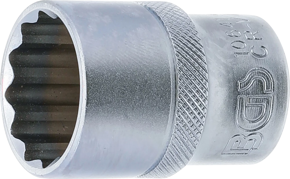 Steckschlüssel-Einsatz Zwölfkant, Antrieb Innenvierkant 12,5 mm (1/2"), SW 21 mm