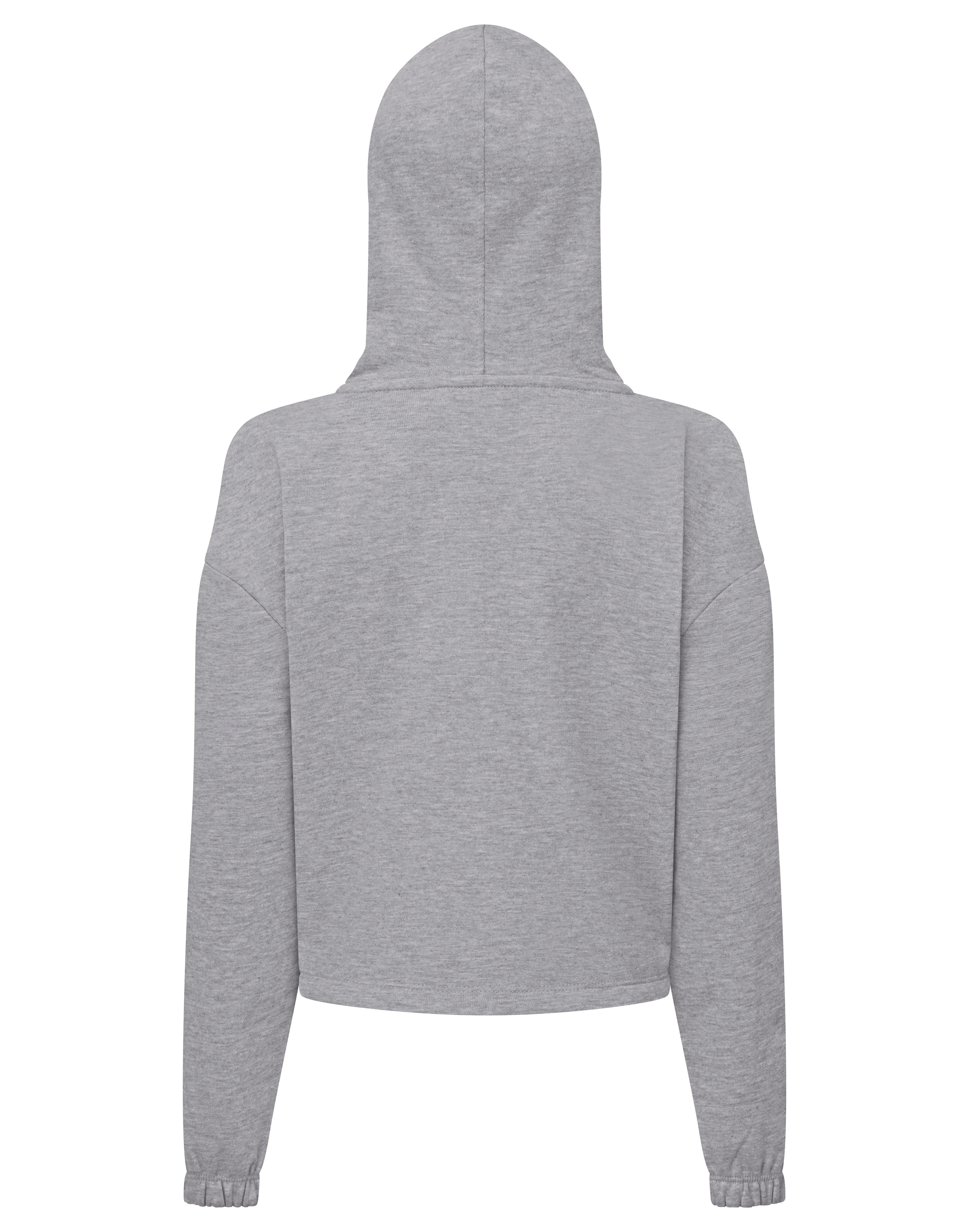 Kids Recycled Cropped Oversize Full-Zip Hoodie
