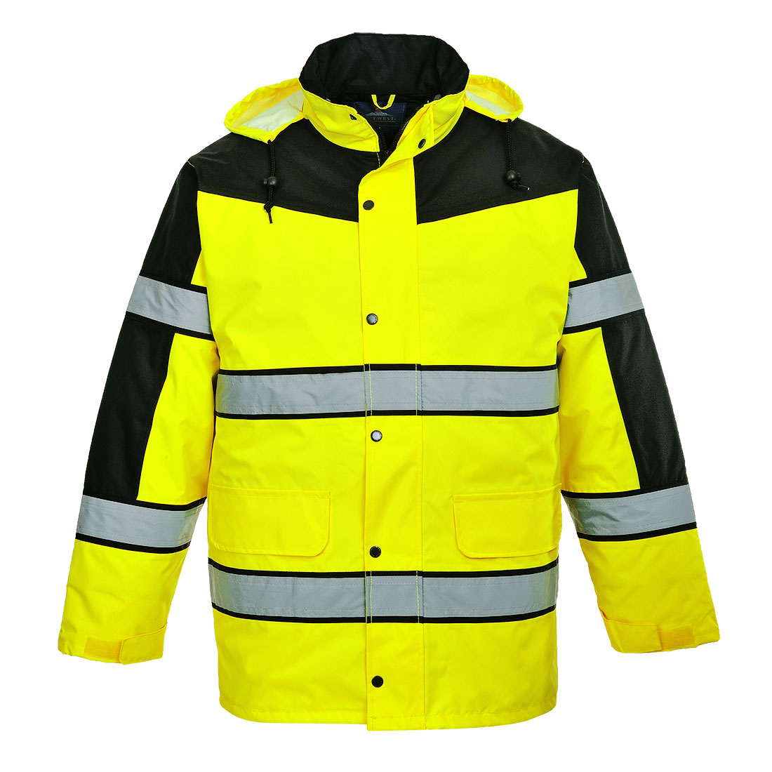 Klassische 2-farbige Warnschutzjacke