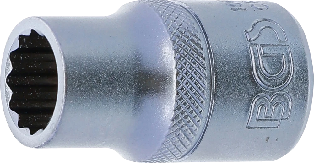 Steckschlüssel-Einsatz Zwölfkant, Antrieb Innenvierkant 12,5 mm (1/2"), SW 12 mm