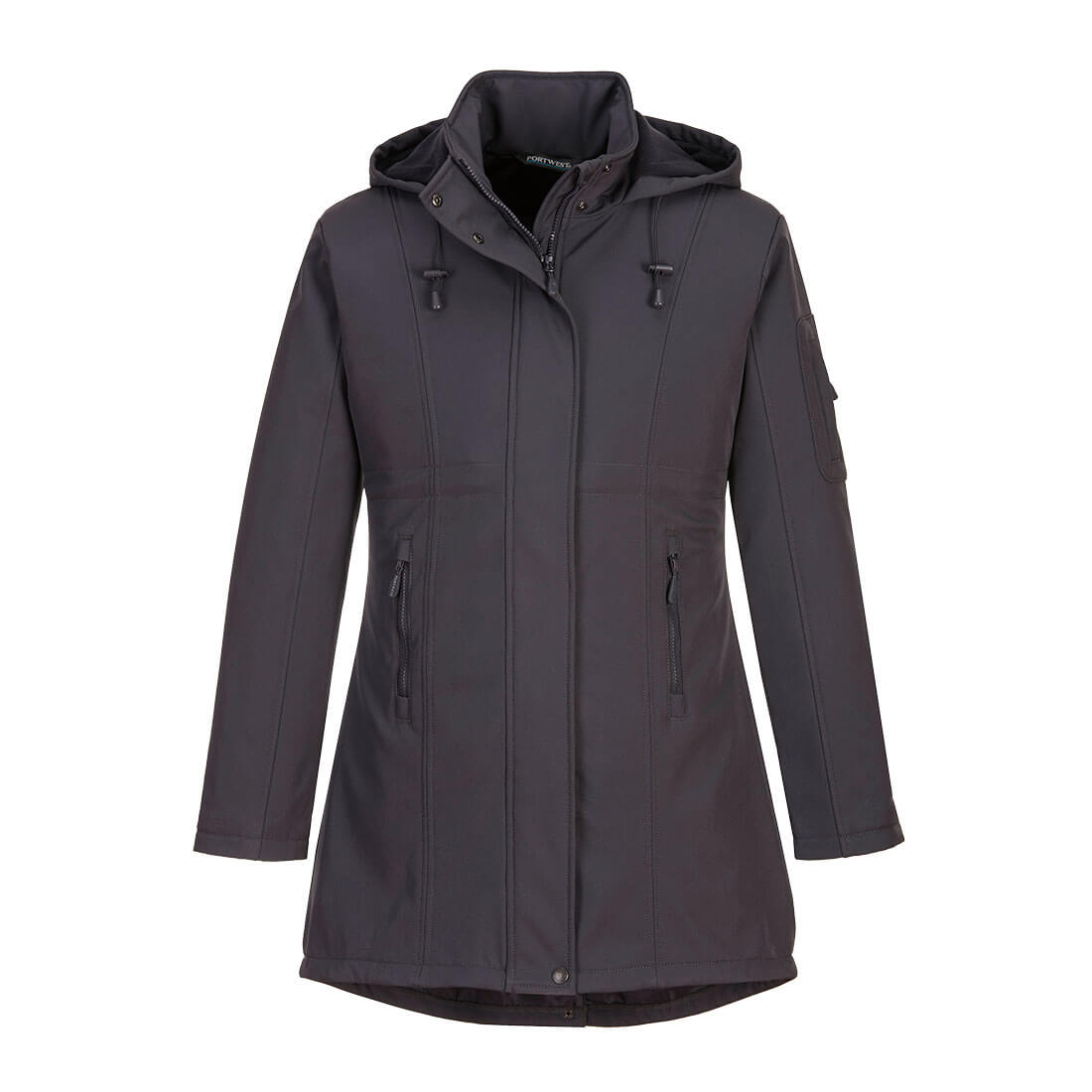 Carla Damen Softshellmantel mit Kapuze (3L)