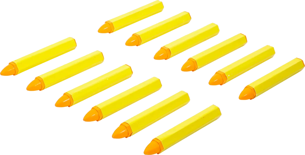 Fettsignierstifte, gelb, 12 Stück