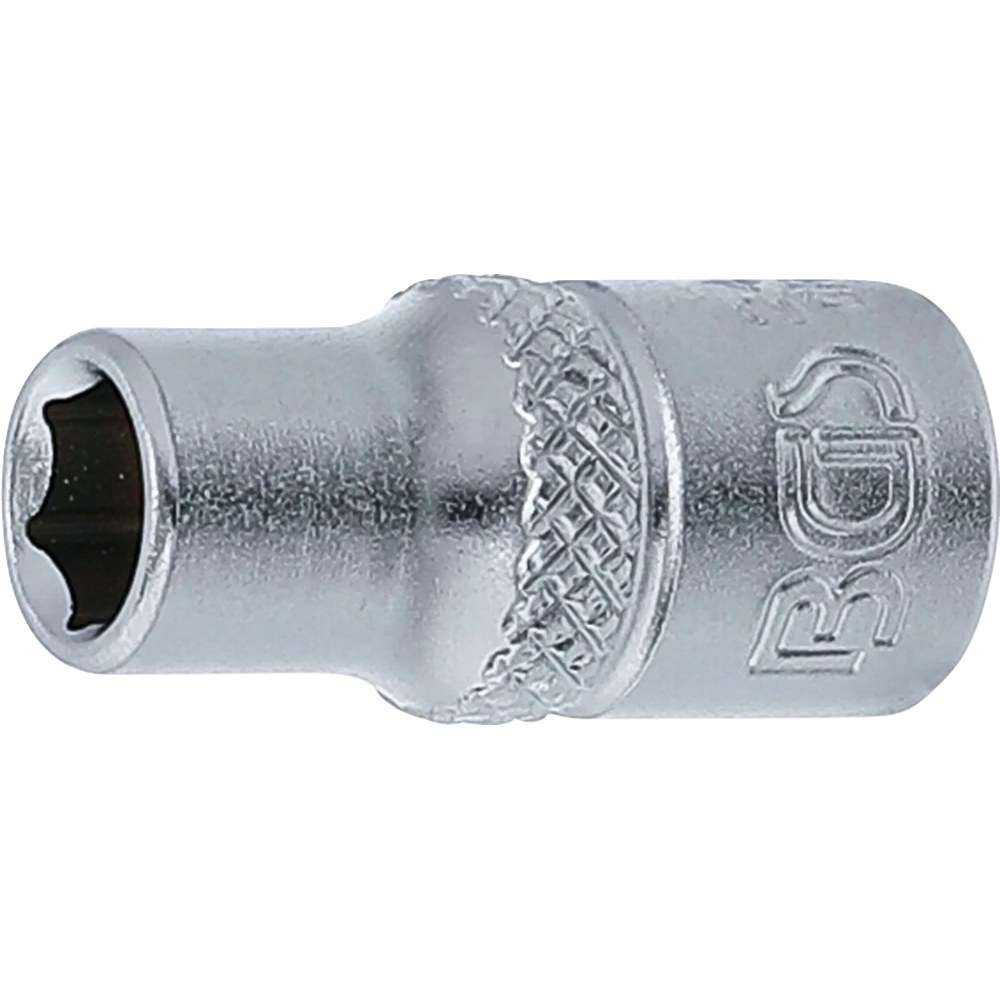 Steckschlüssel-Einsatz Sechskant, Antrieb Innenvierkant 6,3 mm (1/4"), SW 6 mm