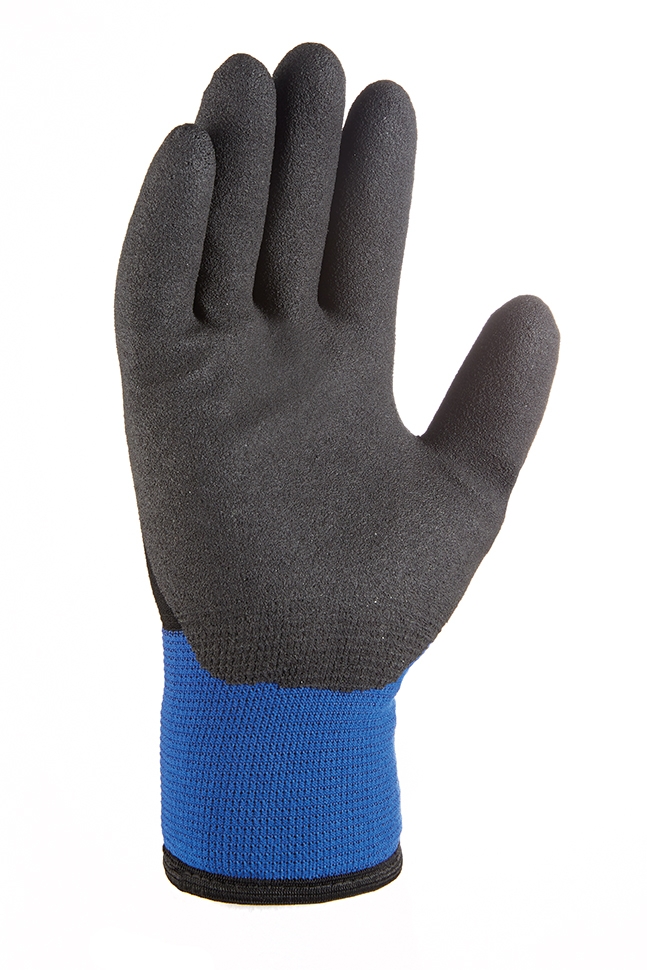 teXXor® Nylon-Winterhandschuhe HPT® schwarz/blau