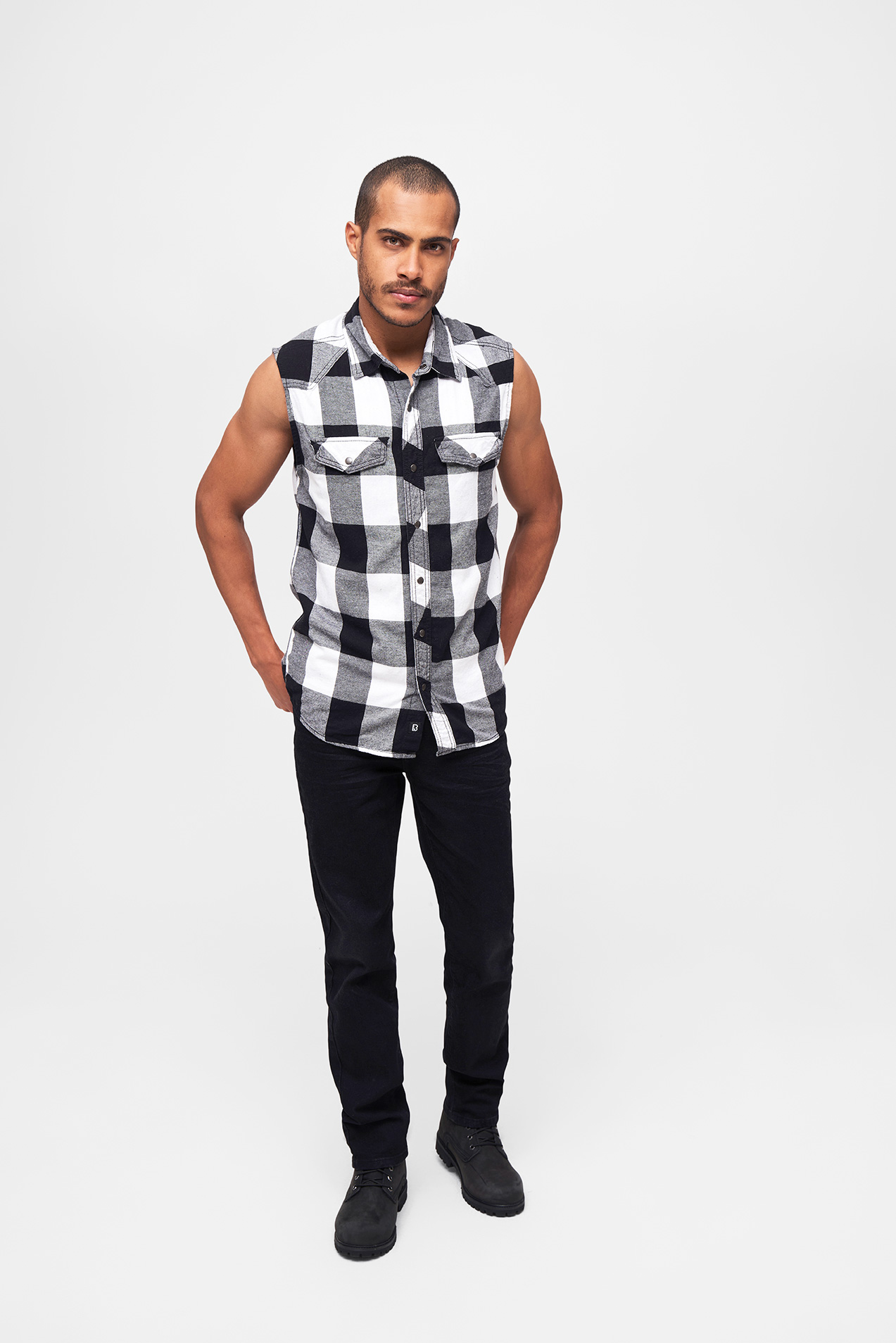 Check Shirt Sleeveless