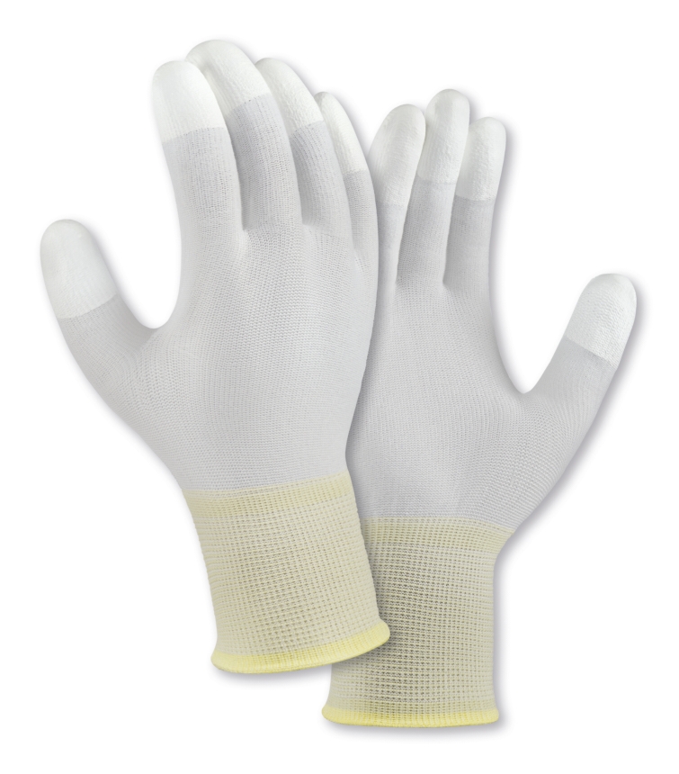 teXXor® Nylon-Strickhandschuhe POLYURETHAN BESCHICHTET weiß