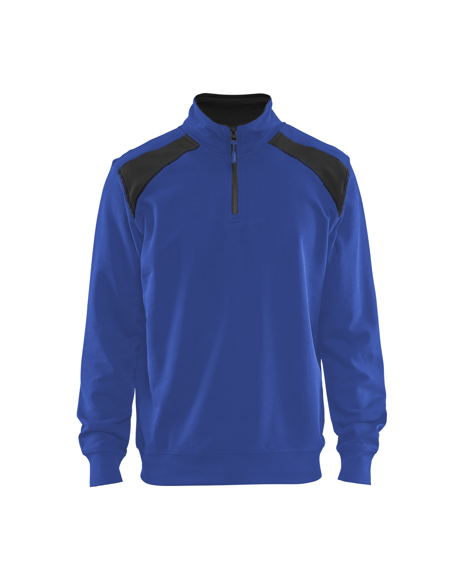 Sweatshirt Half-Zip 2-farbig