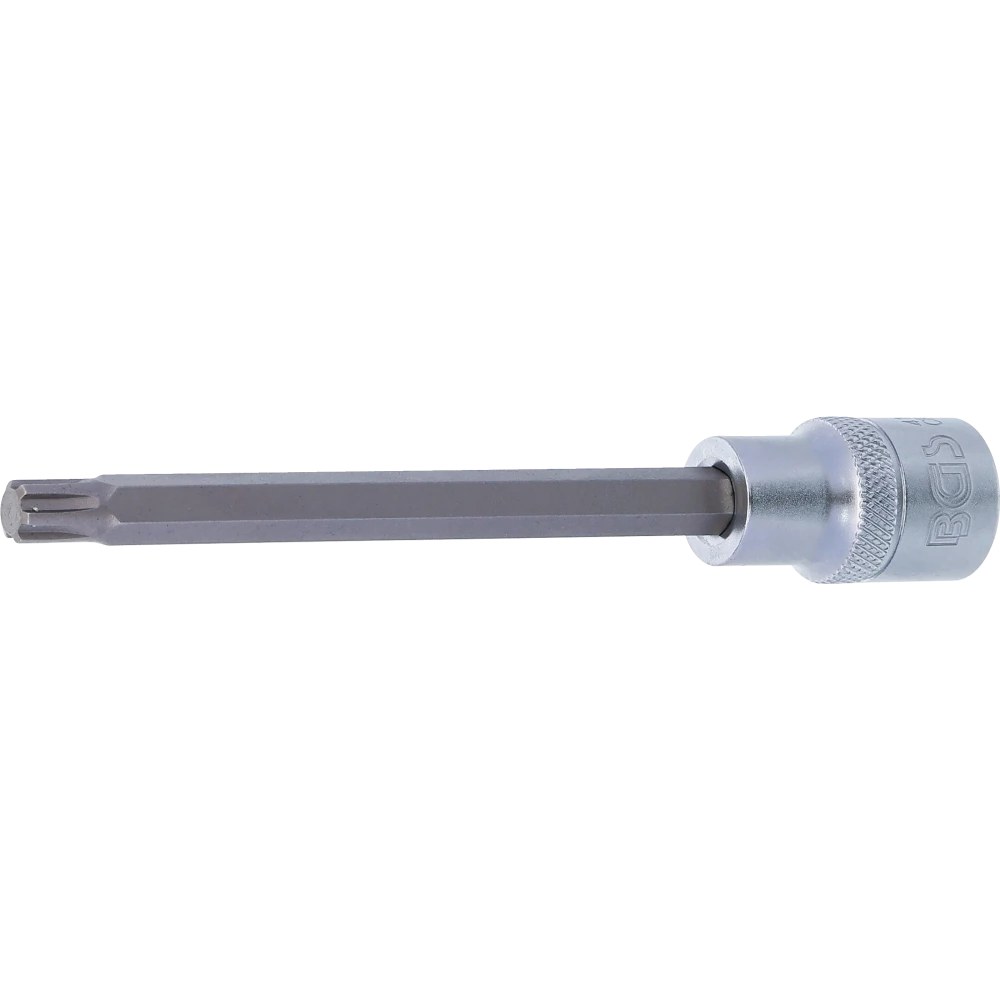 Bit-Einsatz, Länge 140 mm, Antrieb Innenvierkant 12,5 mm (1/2"), Keil-Profil (für RIBE) M8