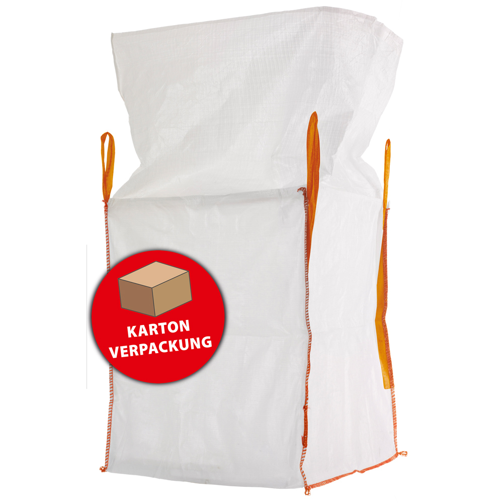 Karton-Bigbag mit Schürze Tragkraft 1.000 KG